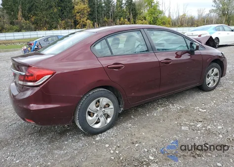 2015 Honda Civic Lx from USA, damaged, VIN 19XFB2F58FE299191